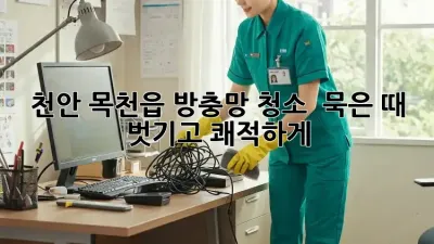 천안 목천읍 방충망 청소 ✨ 묵은 때 벗기고 쾌적하게!